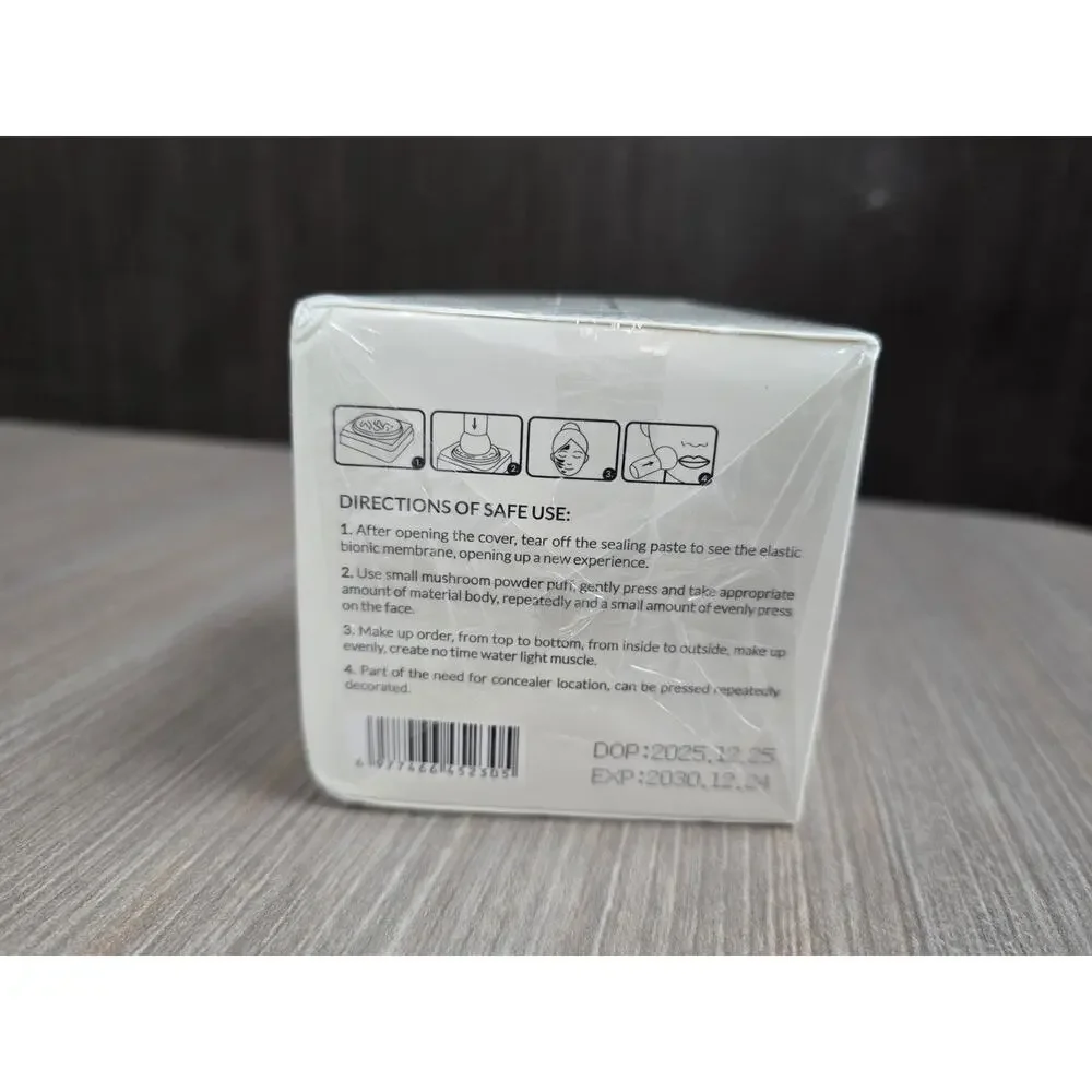 LUVIE Foundation Cushion WARM SEALED New White Complexion Moisturizing 12/2030